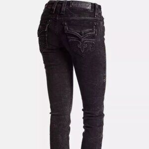 NWT Rock Revival Jeans Women’s 32 Anais Skinny Black
